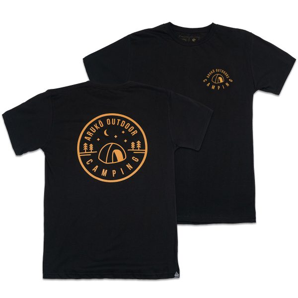 Camiseta-Camping-negra-aruko-outdoor.brand-costa-rica-2 copia
