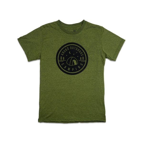 Camiseta-Camping-verde-musgo-aruko-outdoor.brand-costa-rica
